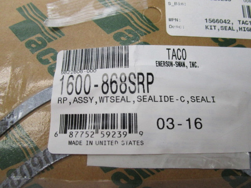 TACO 1600-868SRP NSMP