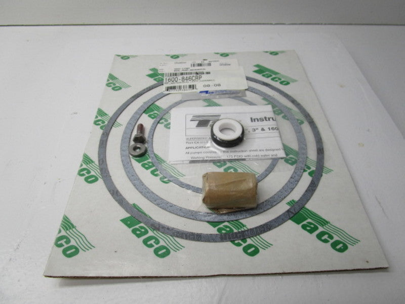 TACO 1600-846CRP REPLACEMENT SEAL KIT FOR TACO PUMPS * NEW IN ORIGINAL PACKAGE *