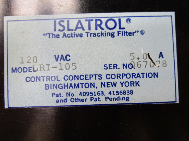 CONTROL CONCEPTS LRI-105 120VAC 5A UNMP