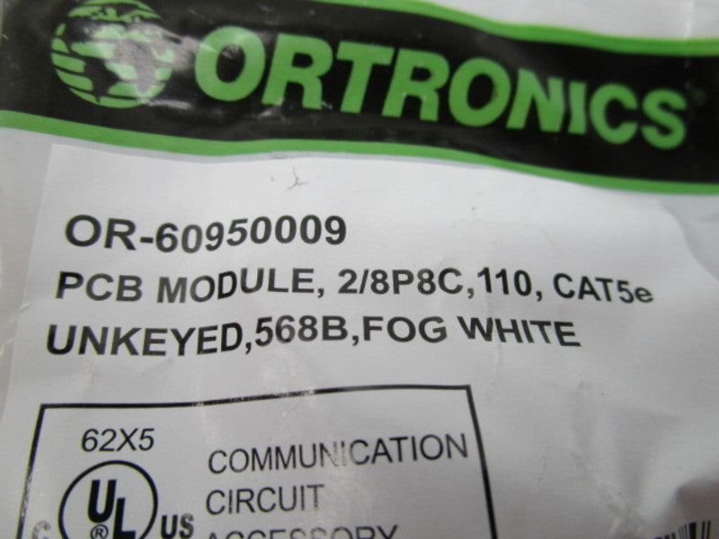 ORTRONICS OR-60950009 PCB MODULE UNKEYED * NEW IN FACTORY BAG *