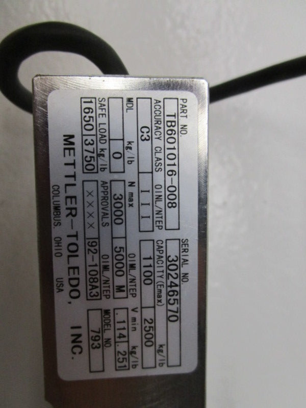 METTLER TOLEDO TB601016-008 UNMP
