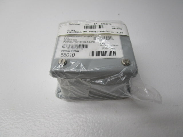 HOFFMAN E1PB PUSHBUTTON ENCLOSURE * NEW IN FACTORY BAG *