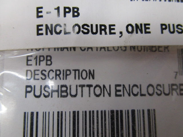 HOFFMAN E1PB PUSHBUTTON ENCLOSURE * NEW IN FACTORY BAG *