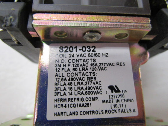 BARD 8201-032 BLOWER RELAY 24V * NEW NO BOX *