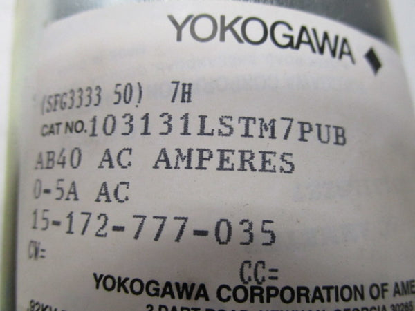 YOKOGAWA 103131LSTM7PUB 0-18 NSMP