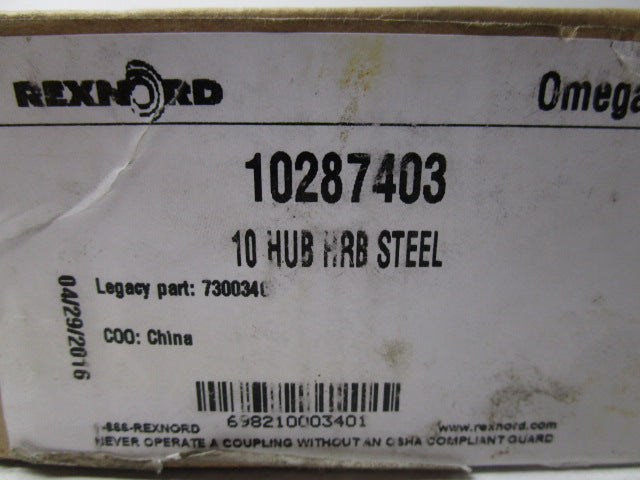 REXNORD 10287403 10" NSMP