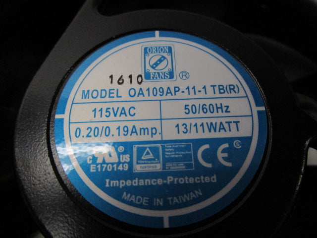 ORION OA109AP-11-1TBR FAN 115VAC 0.20/0.19A NSMP