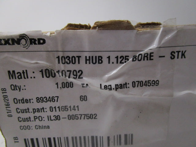 REXNORD 1030T HUB 1.125 BORE NSMP