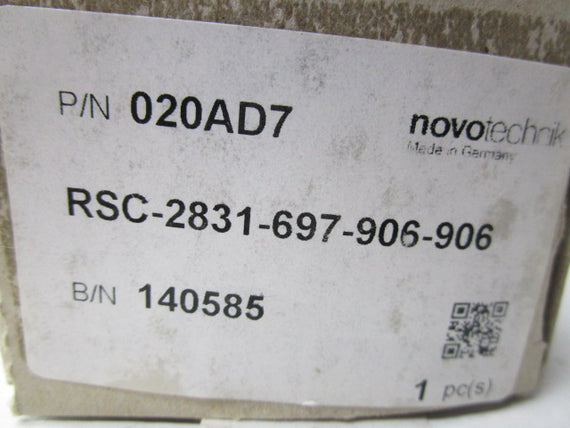 NOVOTECHNIK RSC-2831-697-906-906 ANGULAR POSITION SENSOR * NEW IN BOX *