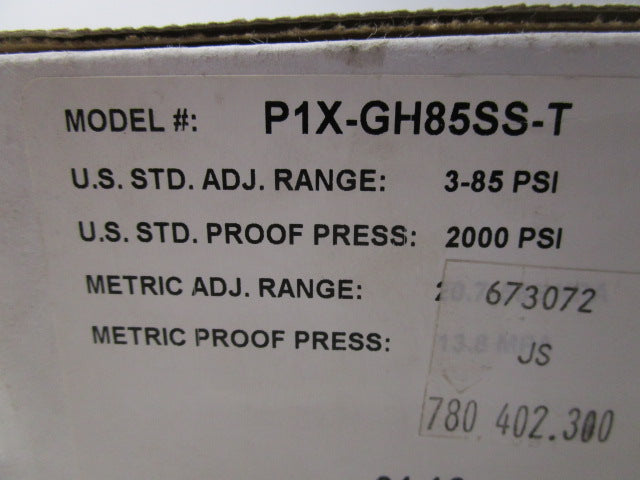 BARKSDALE P1X-GH85SS-T NSMP