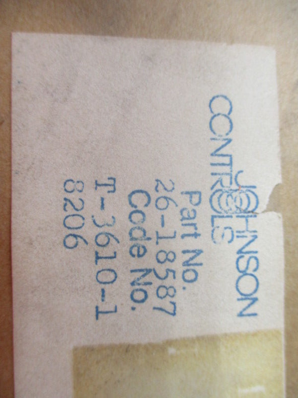 JOHNSON CONTROLS T-3610-1 NSMP