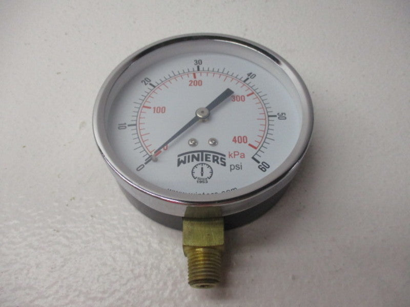 WINTERS 0-60PSI/KPA-4"X1/4'NPT 0-60PSI NSMP