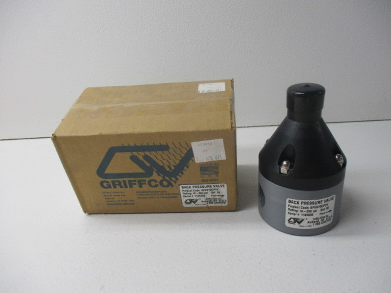 GRIFFCO BPG075CP2V PRESSURE VALVE 10-250PSI * NEW IN BOX