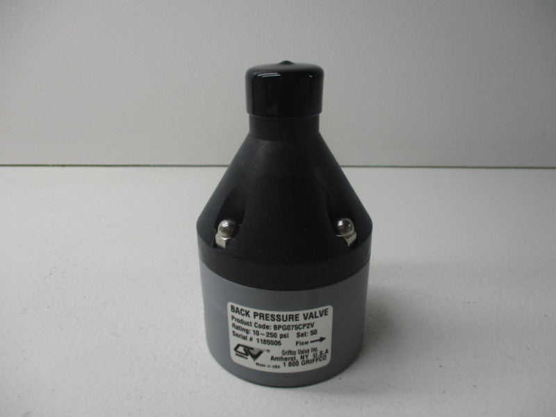 GRIFFCO BPG075CP2V PRESSURE VALVE 10-250PSI * NEW IN BOX