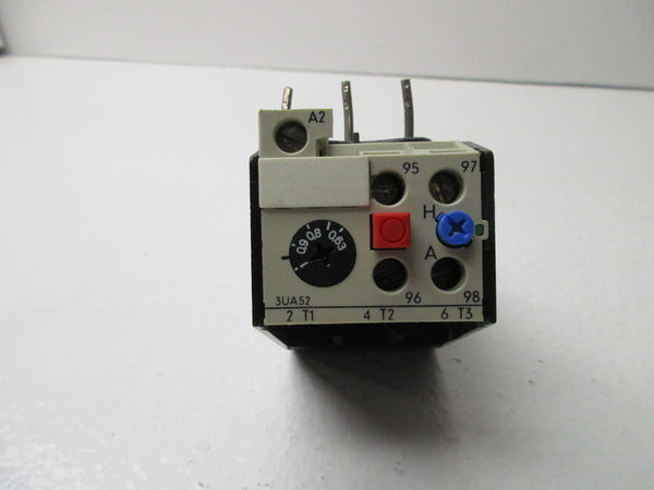 SIEMENS 3UA5200-0J OVERLOAD RELAY 0,63-1A UNMP