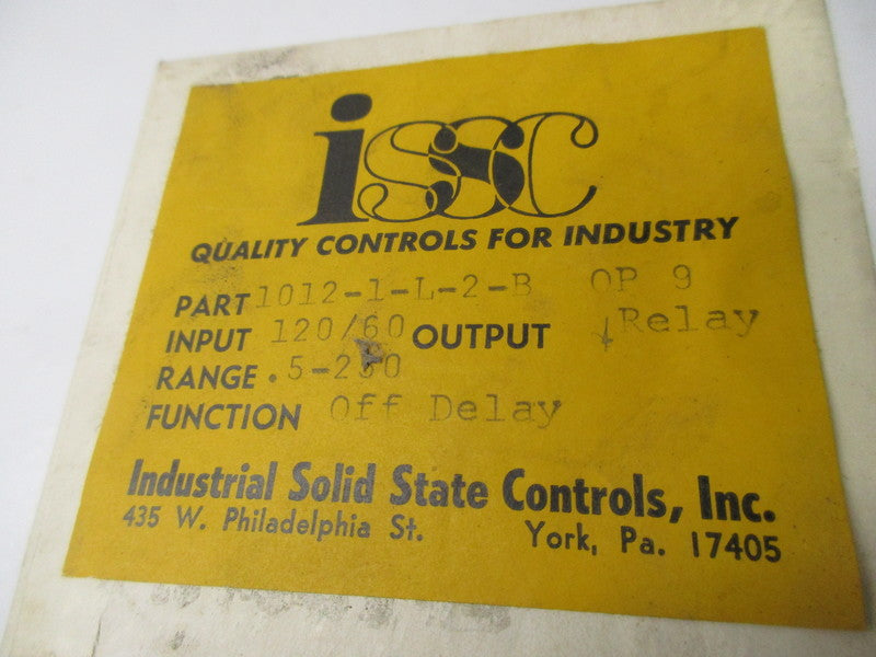 ISSC 1012-1-L-2-B 120-/60V 10A NSMP