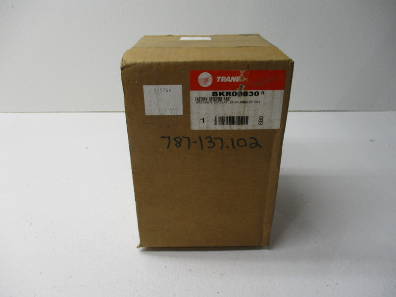 TRANE BKR00830 CIRCUIT BREAKER 25.3A 480V * FACTORY SEALED *