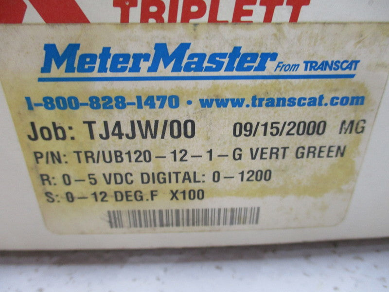 METER MASTER TR/UB120-12-1-G NSMP