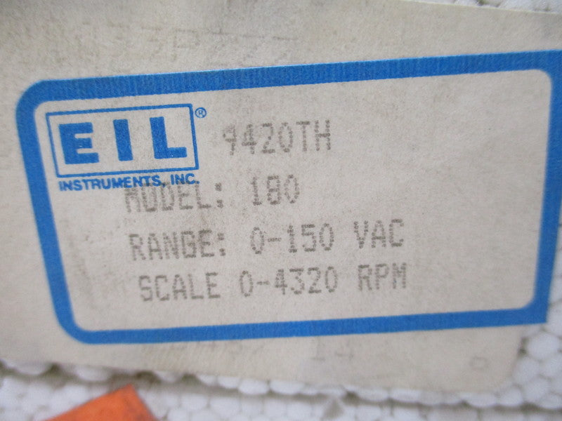 EIL INSTRUMENTS 180 0-150VAC NSMP