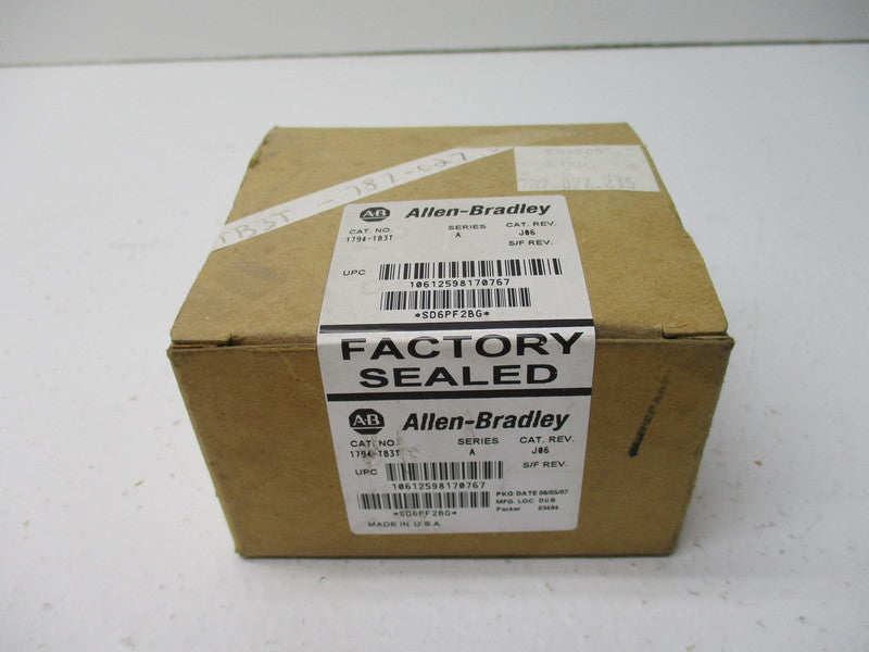 INDUSTRIAL SPARE PART 1794-TB3T SER. A DATE: 2007 NSFS