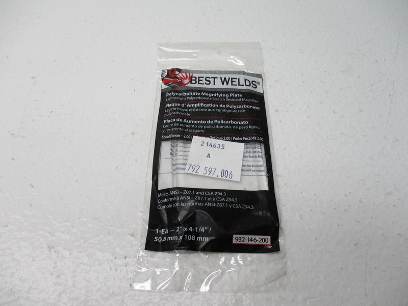 BEST WELDS 932-146-200 NSMP
