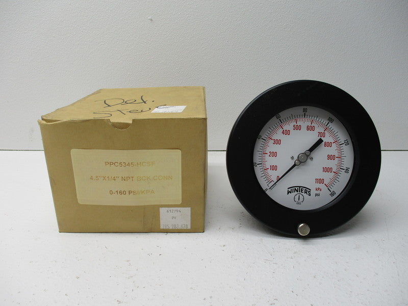 WINTERS PPC5345-HCSF 0-160PSI NSMP