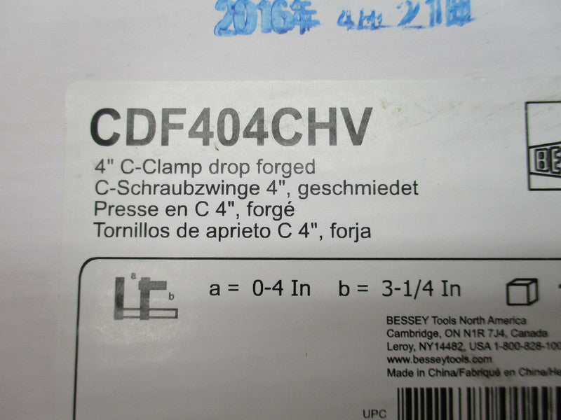 BESSEY CDF404CHV 4" NSMP