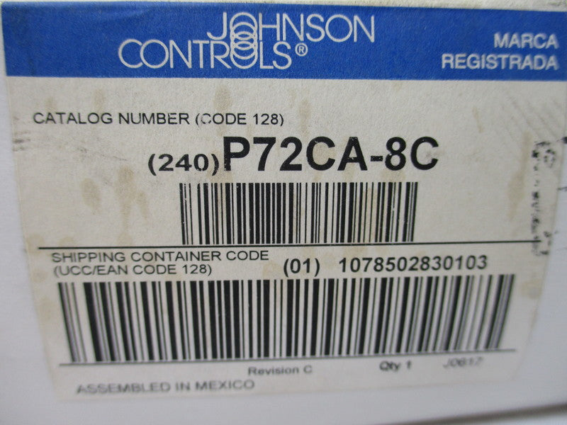 JOHNSON CONTROLS P72CA-8C NSMP