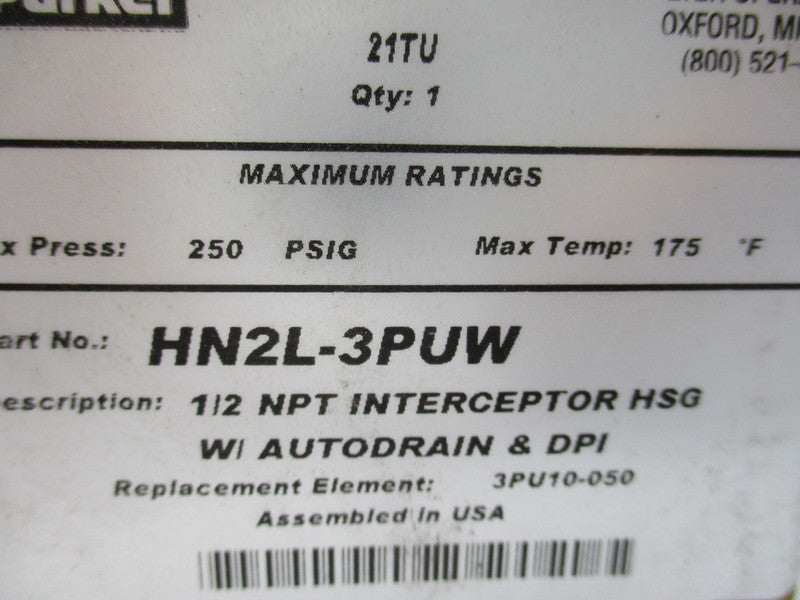 PARKER HN2L-3PUW NSMP