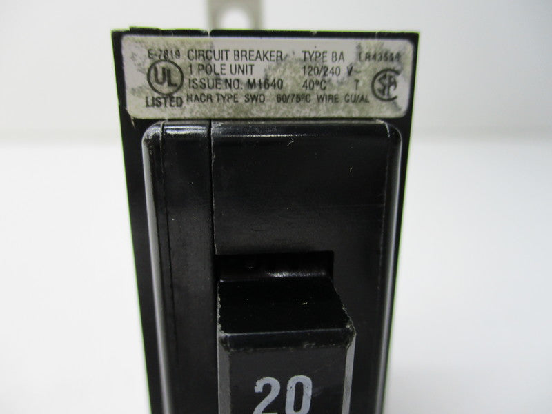 CUTLER HAMMER BAB1020 NSMP