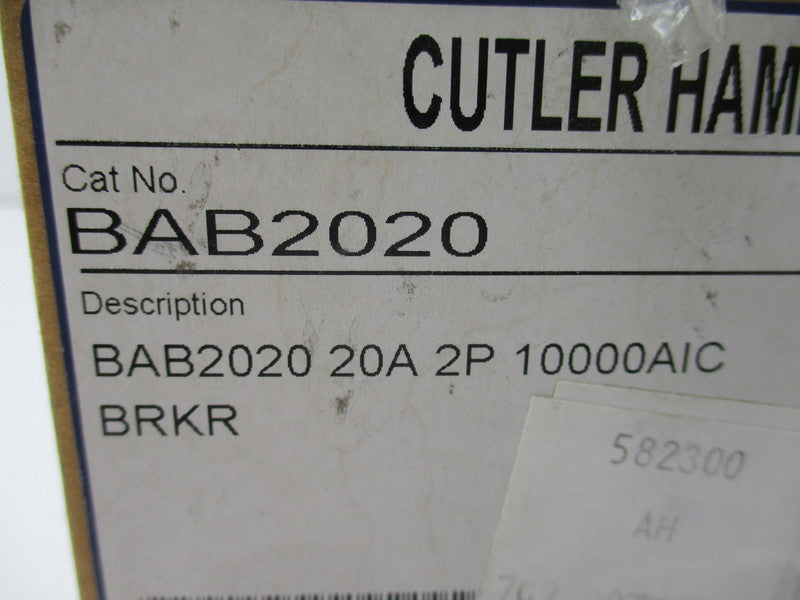 CUTLER HAMMER BAB2020 NSMP