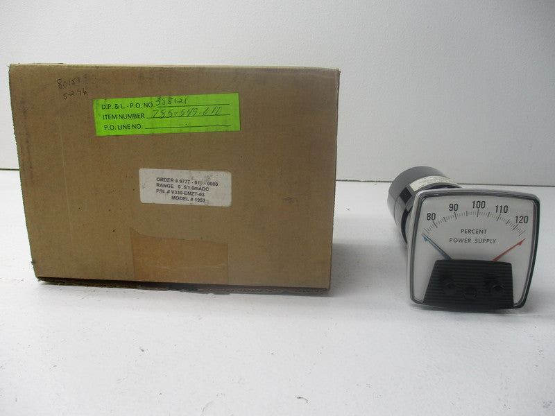 INDUSTRIAL MRO V330-EMZT-03 MODEL 1953 NSMP