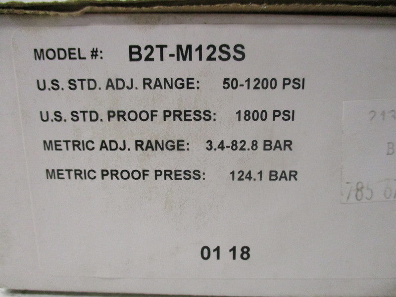 BARKSDALE B2T-M12SS NSMP