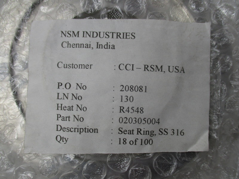 NSM INDUSTRIES 020305004 NSMP