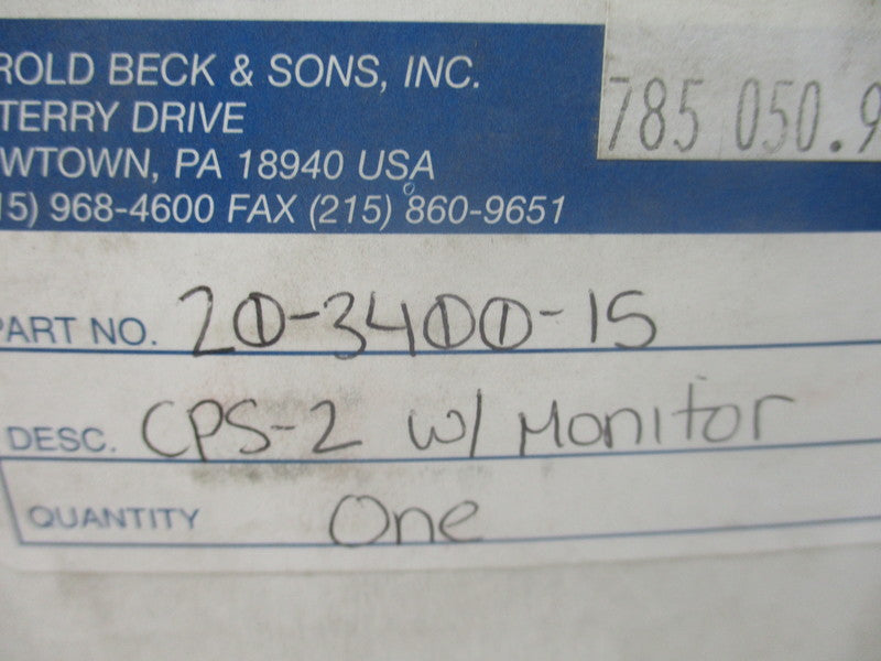 BECK 20-3400-15 NSMP