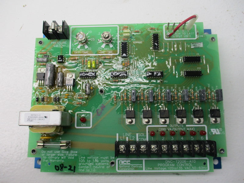 NCC DNC-T2006-A10 PROGRAM CONTROL BOARD *NEW IN BOX*