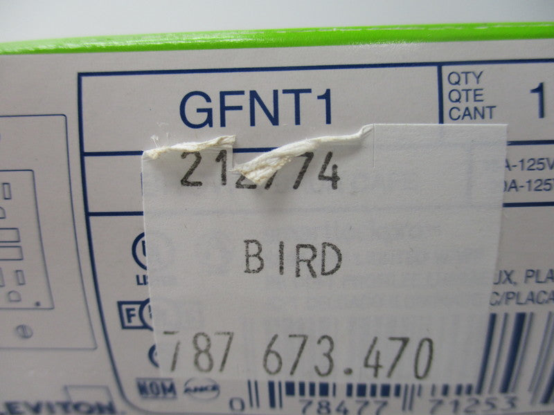 LEVITON GFNT1 NSMP
