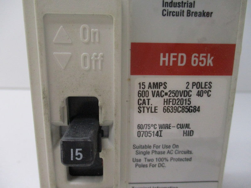 CUTLER HAMMER HFD2015 SER. C NSMP