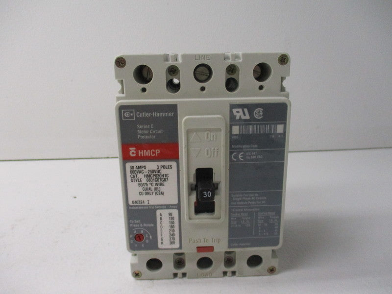 CUTLER HAMMER HMCP030H1C 30A NSMP