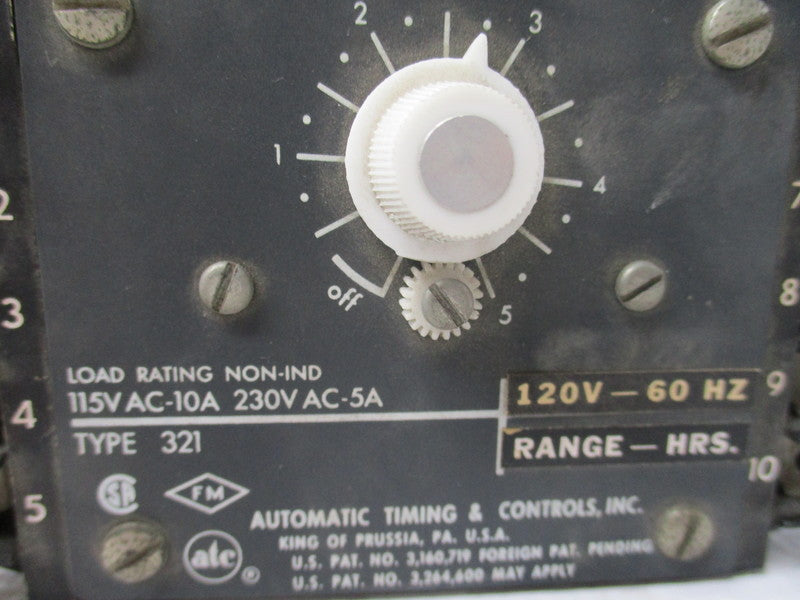 ATC 321B113A08B1XX 120V UNMP