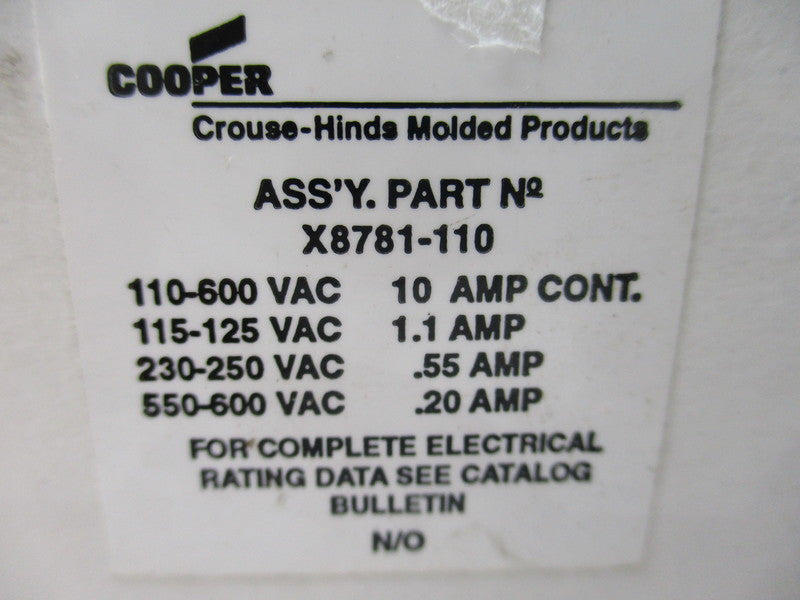CROUS-HINDS X8781-110 NSMP