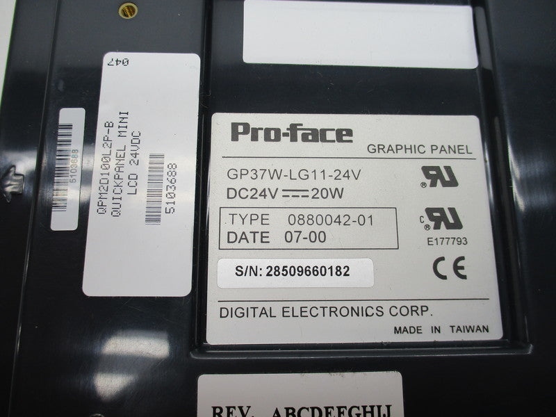 PROFACE GP37W-LG11-24V  NSNP