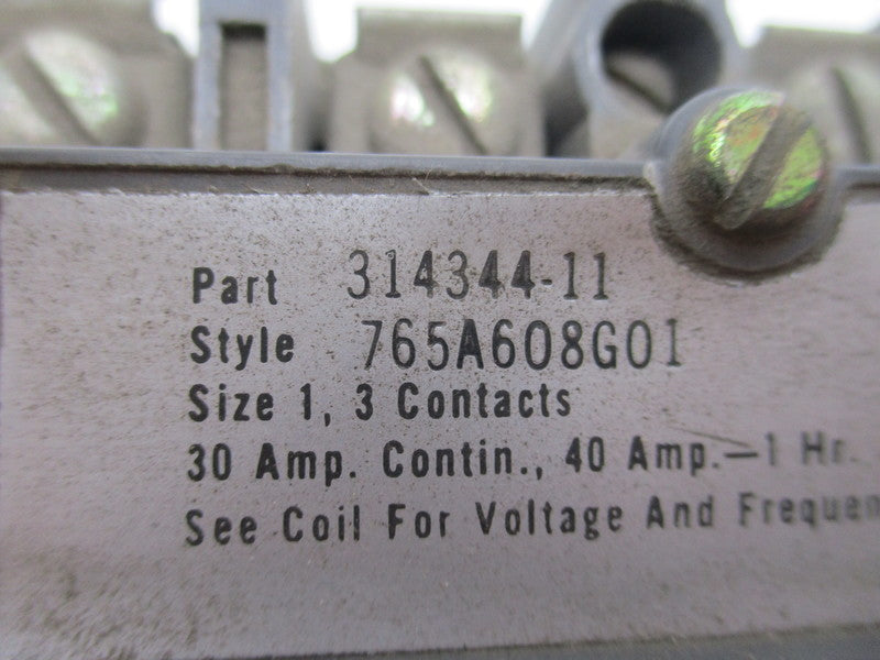 WESTINGHOUSE 314344-11 765A608G01  UNMP