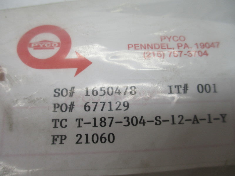 PYCO T-187-304-S12-A1-Y NSMP