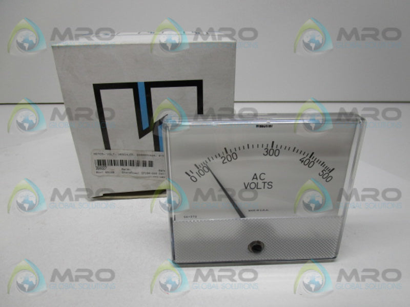 WESCHLER INSTRUMENTS 606B931A24 0-500VOLT PANEL METER  NSMP