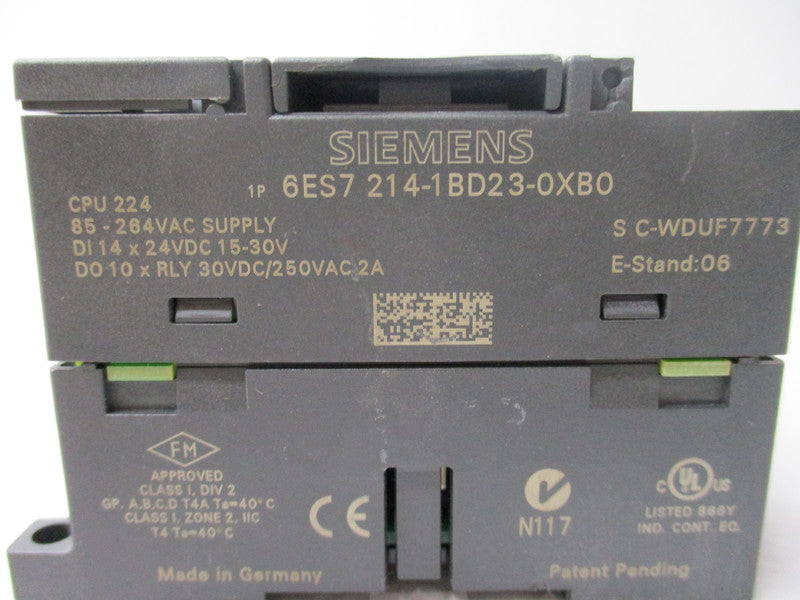 SIEMENS 6ES7214-1BD23-0XB0  NSNP