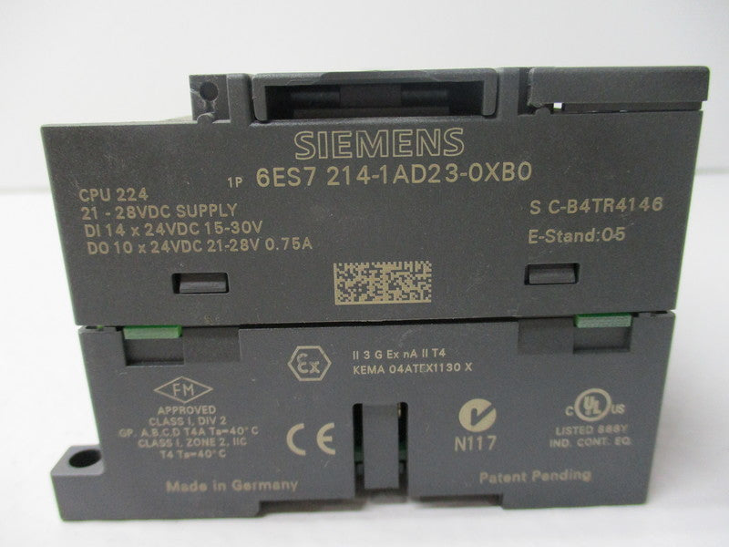 SIEMENS 6ES7214-1AD23-0XB0 21-28VDC  NSNP