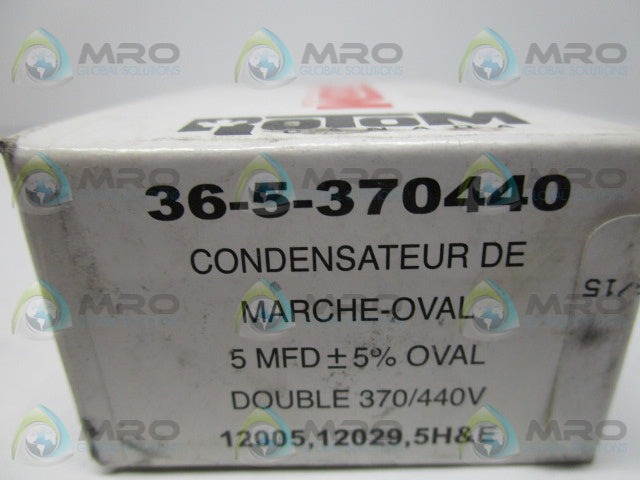 ROTOM 36-5-370440 CAPACITOR * FACTORY SEALED *