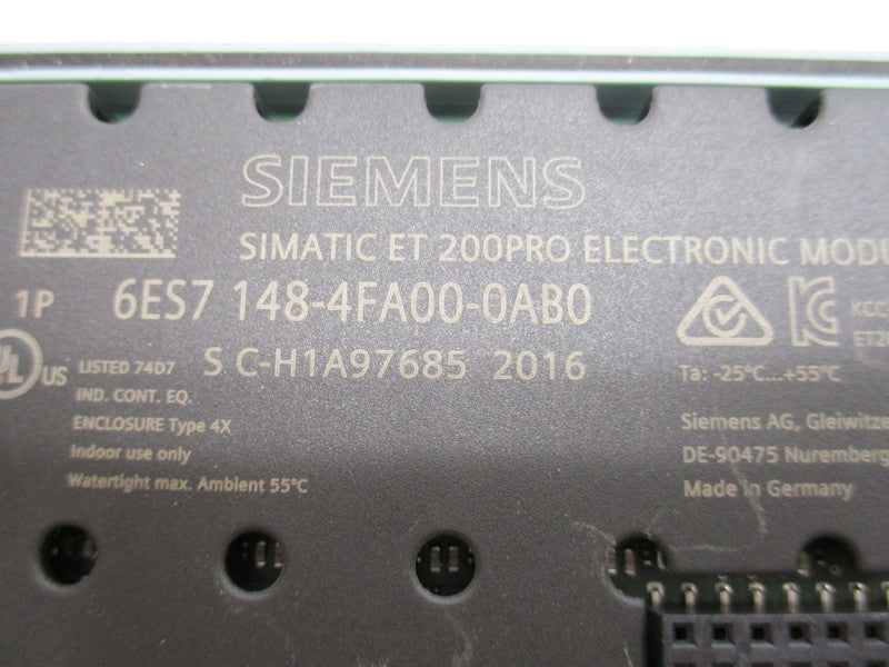 SIEMENS 6ES7148-4FA00-0AB0 (AS PICTURED )  UNMP