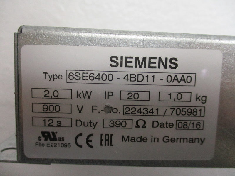 SIEMENS 6SE6400-4BD11-0AA0  NSNP